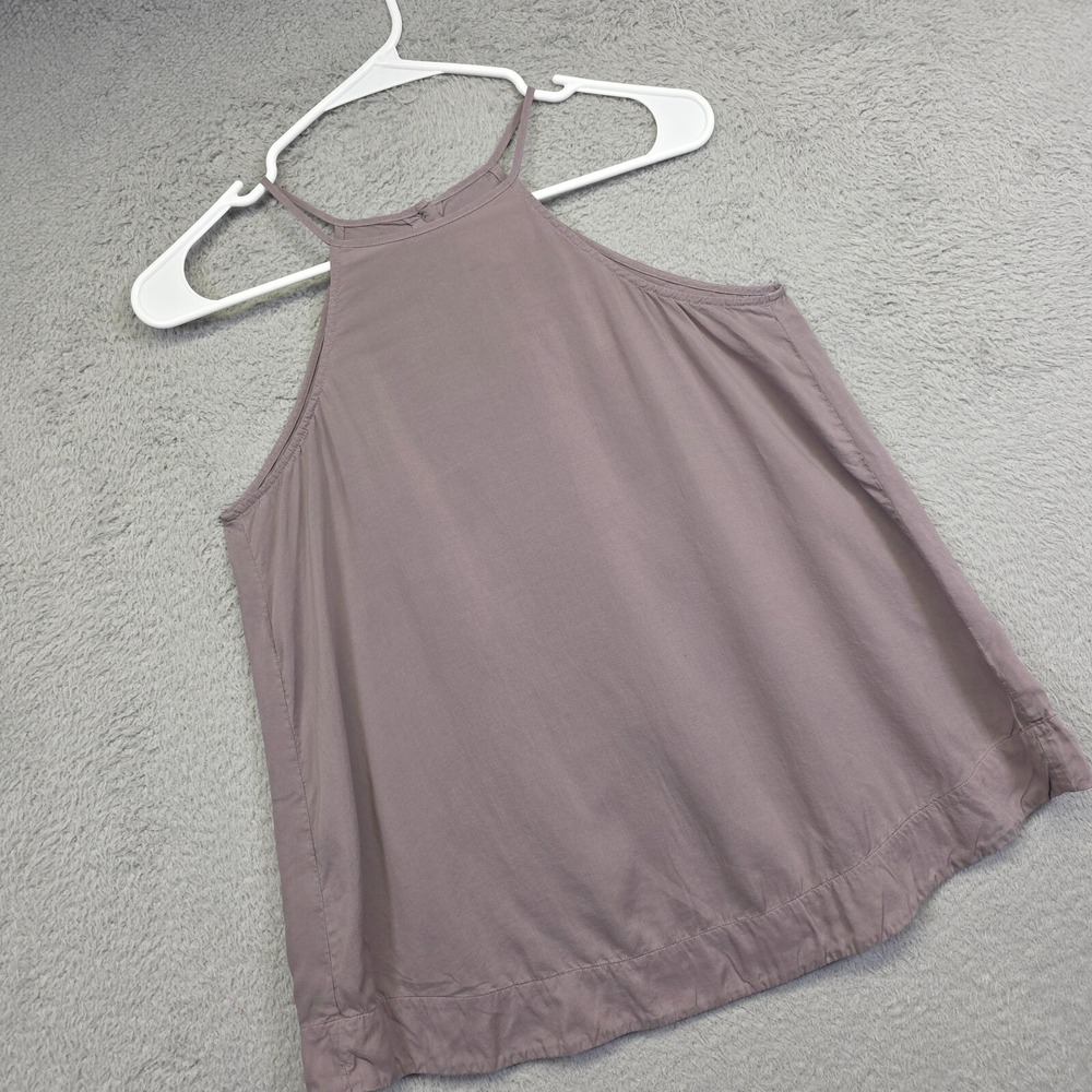 Cloth‎ and Stone Top Womens XS Gray Halter Button Down Back Relaxed Flowy Tank